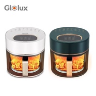 【Glolux】3.5L透明全景智慧晶鑽氣炸鍋AF-3501綠金香色/TC-351AF小白金