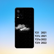 Softcase vivo Y21, vivo Y21S, vivo Y21A,vivo Y21T _Silicone Casing Hp Black Rubber Flexible Thick