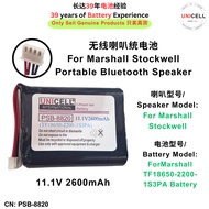 11.1V 2600mAh 28.8Wh Li-ion battery Marshall TF18650-2200-1S3PA battery for Marshall Stockwell porta