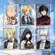 Transparent Card KeyChain Women SAKAMOTO DAYS Key Chain for Men Evening Party Key Ring Nagumo Yoichi