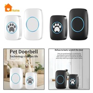 [Nanaaaa] Wireless Dog Door Bell with 60 Melodies IP44 Waterproof Multipurpose Dog Communication Go Outside Training
