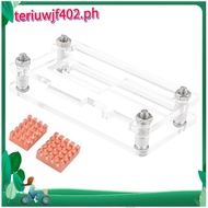 Acrylic Case for Orange Pi Zero 2W Orange Pi Zero 2W Motherboard Protective Case Compatible Heat Sin
