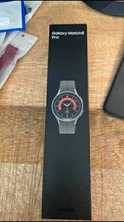 Samsung Galaxy Watch 5 Pro Lte流動網絡版本全新Brand New(手機贈品，全新未使用)防水級別達到50米，符合ISO 22810:2010標準