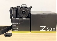 Nikon Z50 II with Nikkor Z DX 16-50mm kit and bag