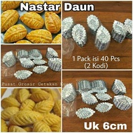 CETAKAN NASTAR DAUN 1 SET 200 PICS / CETAKAN KUE / LOYANG KUE