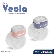 Ready GEA BABY Cello Veola Handsfree Breastpump GHP-100 Electric Breast Pump Portable Wearable Pumpi