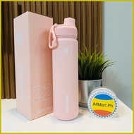 ∇ ♂ ◫ Ballet Pink Aquaflask 22oz Wide Mouth with Aquaflask Ecobag