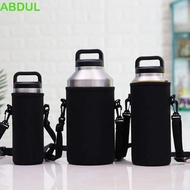 ABDUL Sport Cup Covers Bag, Strap 18/36/64oz Water Bottle Cover Bag, Holder Pouch Portable Insulated