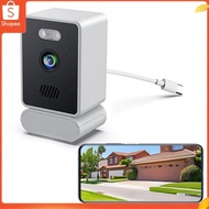 2K Window Security Camera 3MP 2.4GHz WiFi Motion Detection 2 Way Talk Smart Indoor with APP for Home