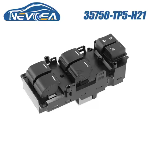 NEVOSA 35750-TP5-H21 For Honda Acura TSX 2009 2012 Europe ACCORD Window Switch Left Driver Button 35