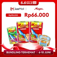 [Paket Spesial] [6.6 Exclusive Set] Paket isi 4 Maya Sarden dan Tuna Kaleng