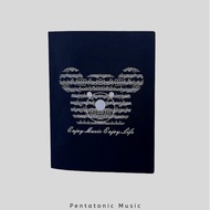 Bear Music Clear Holder Black Tempat Kertas Partitur Musik A4 Map File