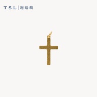 TSL | 謝瑞麟 -  999/24K Pure Gold Cross Pendant - DM021C