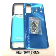 Back Casing Housing Kesing Back Door + Bezel Samping VIVO Y30 / Y30i ORIGINAL | Cassing Cover Belaka