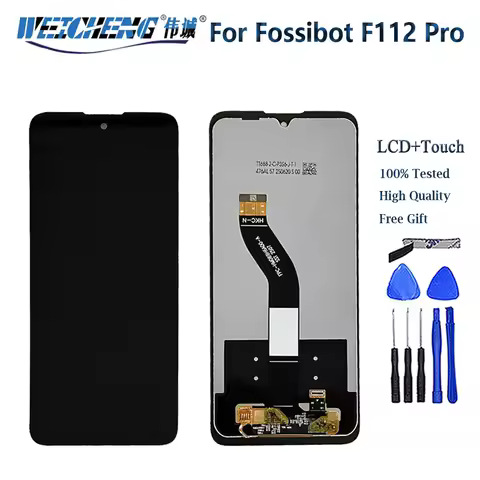Original Tested For FOSSIBOT F112 Pro LCD Display Touch Screen Assembly Digitizer Replacement F 112 