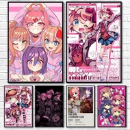 Game Dokis D-Dokis L-Literatuares Club Poster Wall Art Print Waterproof Home Living Room Bedroom Bar