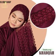 Telekung Khadijah Lace - Elegant Prayer Set by telekung Siti (Ready Stock)