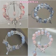 Crystal Butterfly Bracelet High-value Bracelet Girlfriend Friends Fairy Style Two Three Four People 