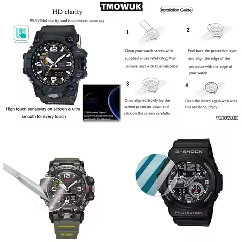 For Casio GWG - 2000 S2200 S140 EFV 540D L MDV 107 EFV 520DB GRB 100 GA 2110 Tempered Glass Screen P