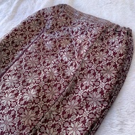 [Ship from KL] Ready To Use Womens Songket Kebaya Skirt Span Songket Skirt Rok Songket Kebaya Wanita