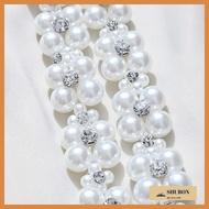 Jade wire accessories used to attach costumes, etc. (about 55cm - 15mm pearl beads) - Shubon Fashion