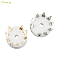 Winu 5pcs Quality B9A Ceramic 9Pin Tube Socket for 12AX7 12AT7 12AU7 ECC83 ECC82 E88CC 6922 6p1 6p14