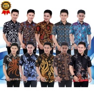 Short Sleeve Men 's Batik Shirt / Hem Batik Men / Hem Batik / Modern Batik Original Pekalongan Batik