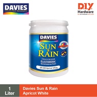 Davies Sun And Rain Elastomeric Water Proofing Paint Apricot White (Sr-020) 1L