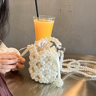 Children Small Children's Small Bag Princess Bag Niche Unique Girl Messenger Bag Girl Pearl Bag Girl