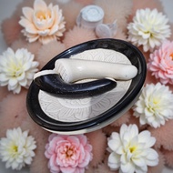 Ceramic mortar and pestle, free luxury mortar and pestle