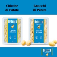 DE CECCO Chicche di Patate (250g) & Grocchi Di Patate (500g) Italy Potato Gnocchi Cook in 2 Mins