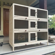 DOC 3-tier chicken coop for ages 0-3 years