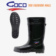 Goco 968 Rainboots Safety Rubber Shoe Anti Slip 30cm Height Men / Women