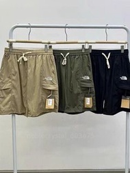 外國預訂 The North Face 刺繡logo口袋工裝短褲 3色選