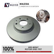 NUVO ROTOR DISC FRT MAZDA 3, MAZDA CX3 2.0 2.5 2015-2019 NRD-MZ607 B45A33251A ( 1 PC )