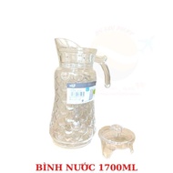 1700ml glass bottle, 1.7 liter glass water bottle