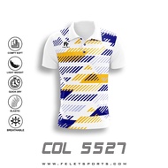 FELET Collar 5527 B Unisex Jersey Badminton Shirt 100% Original By Fleet