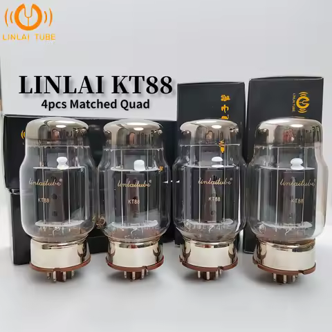 LINLAI KT88 Vacuum Tube HIFI Audio Valve Replaces KT66 6550 KT120 KT100 WEKT88 Electronic AMP Amplif
