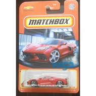 MERAH Matchbox 2020 Corvette C8 red lot V 2021 Diecast