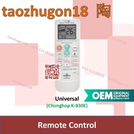 Universal Multi (Chunghop K-830E) Air Conditioner Remote Control 1000 In 1