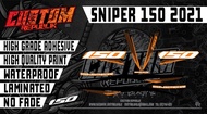 Yamaha Sniper 150 Stripping Decals Set