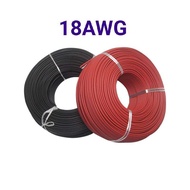 สายไฟซิลิโคน 10AWG 12AWG 14AWG 16AWG 18AWG 20AWG สายไฟอ่อน แดง ดำ 2 เมตร (สีดำ 1 เมตร + สีแดง 1 เมตร