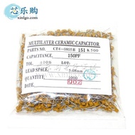 Unique Capacitor 151K 150PF 50V Pitch 5.08MM Porcelain Capacitor Capacitor