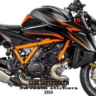 NEW 1390 Super Duke R  Motorcycle Accessories 3D Epoxy Resin Sticker Protection Kit for 1390 Super D