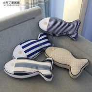 Pillow / Mediterranean creative small fish pillow handmade canvas home fabric cushion pillow