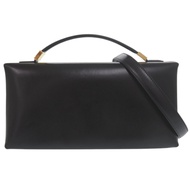 近全新 Marni Prisma 兩用單肩包 BMMP0130U0 金色五金黑色皮革手提包 1461 [二手] MARNI