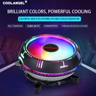 Colorful light computer CPU cooler for in LGA1200 1150 1155 1366 AMD AMD3 AM4 CPU FAN LGA X79 X99 2011 desktop CPU radiator