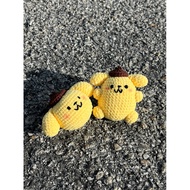 Pompompurin keychain 🍮 handmande cute gift ideas for partner friends bag accessories