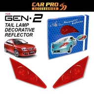Proton Gen 2 GEN2 Persona (2004-2012) Tail Lamp Light Rear Reflector Cover Decorative Car Accessorie