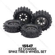 TAMIYA Trail Mini 4WD EZ Spike Tire & Wheel Set 15547